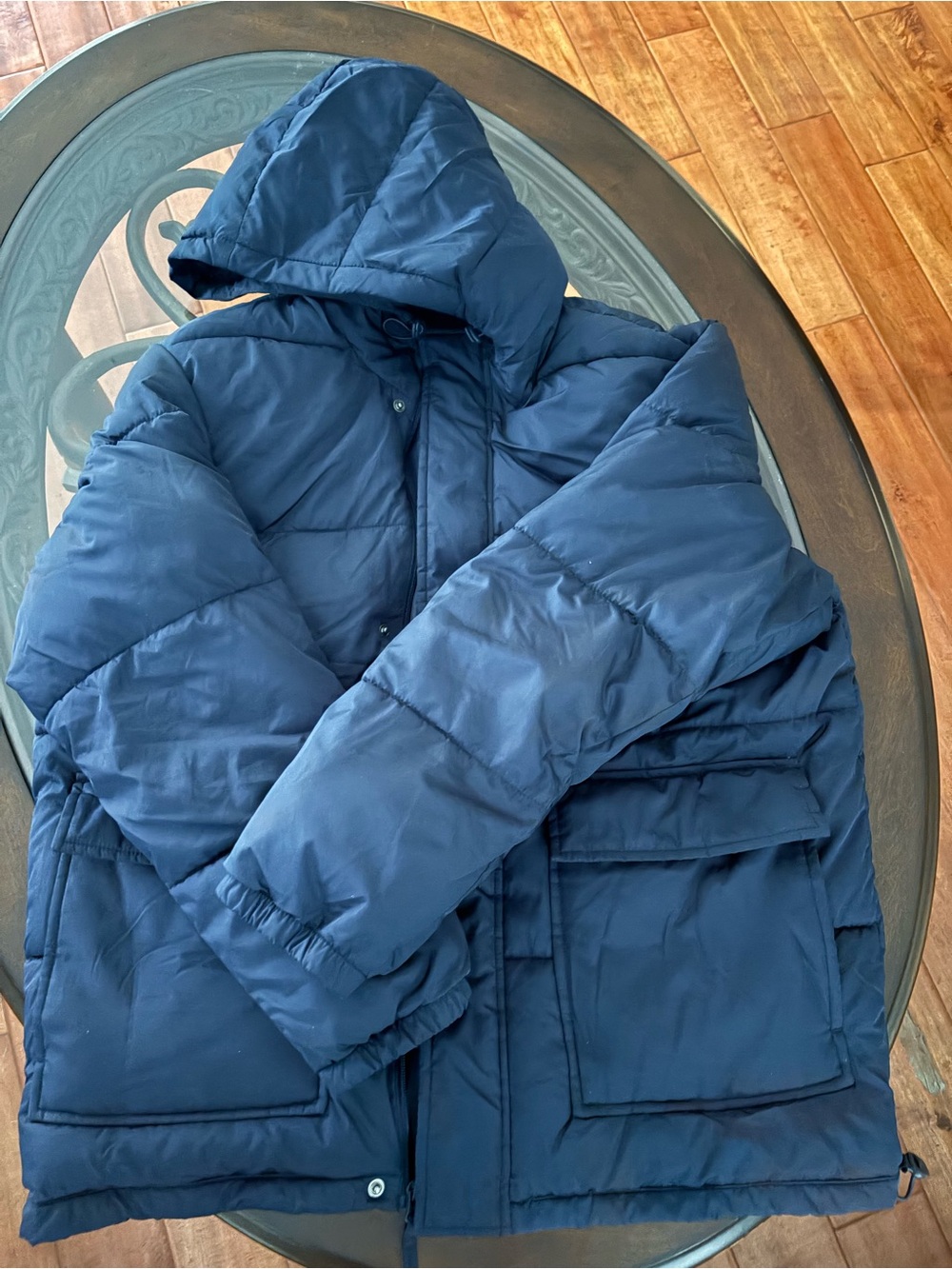 BLUE PUFFER JACKET